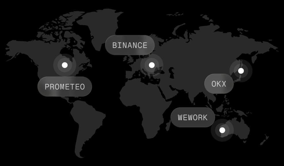 We are connected with world-renowned companies